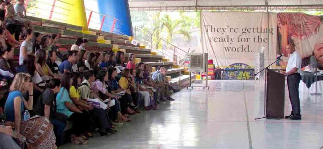 PREPARATION FOR K-12. CIS Superintendent Tony Harduar formally welcomes the participants.