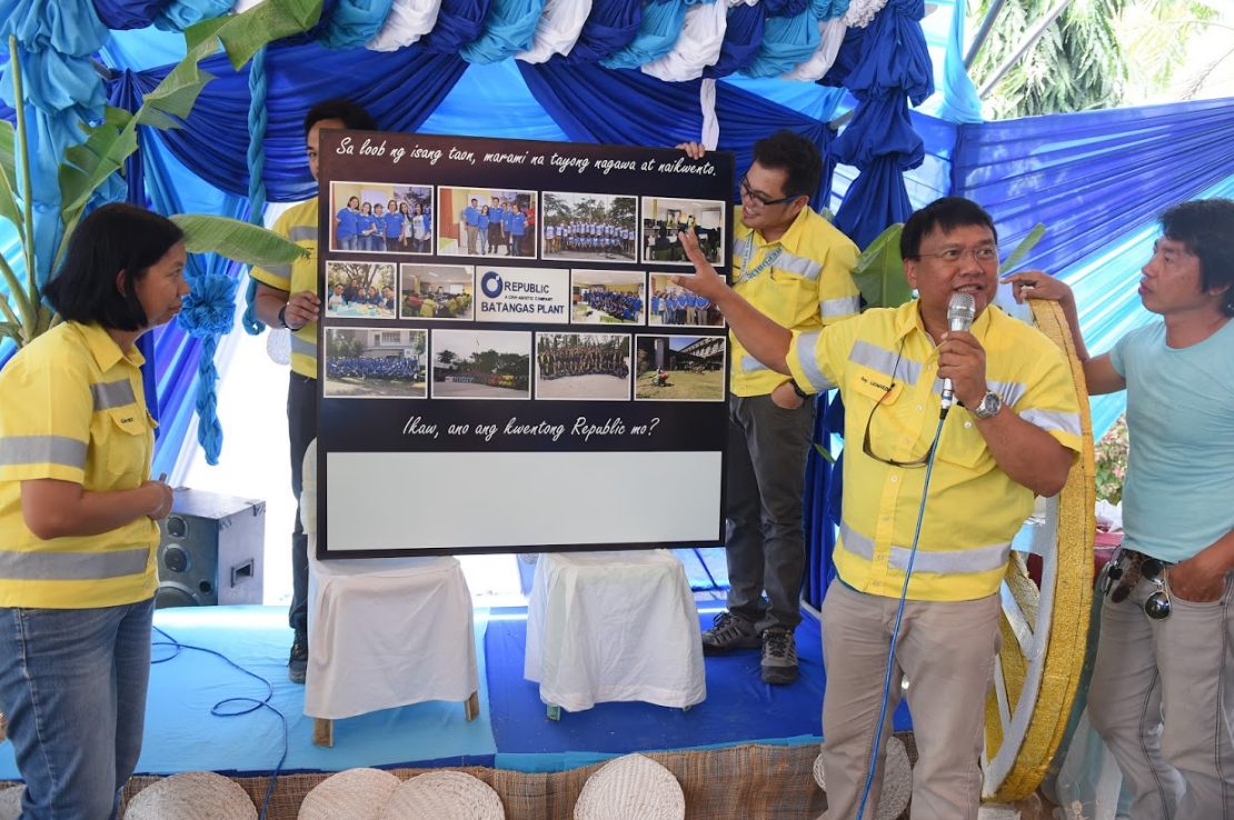 Batangas Plant Manager Boy Leonardo shares some highlights of the plant’s Kwentong Republic.