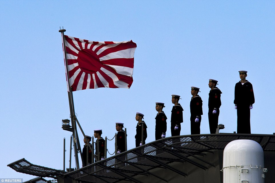 Japan's miitary. (Source: Daily Mail)