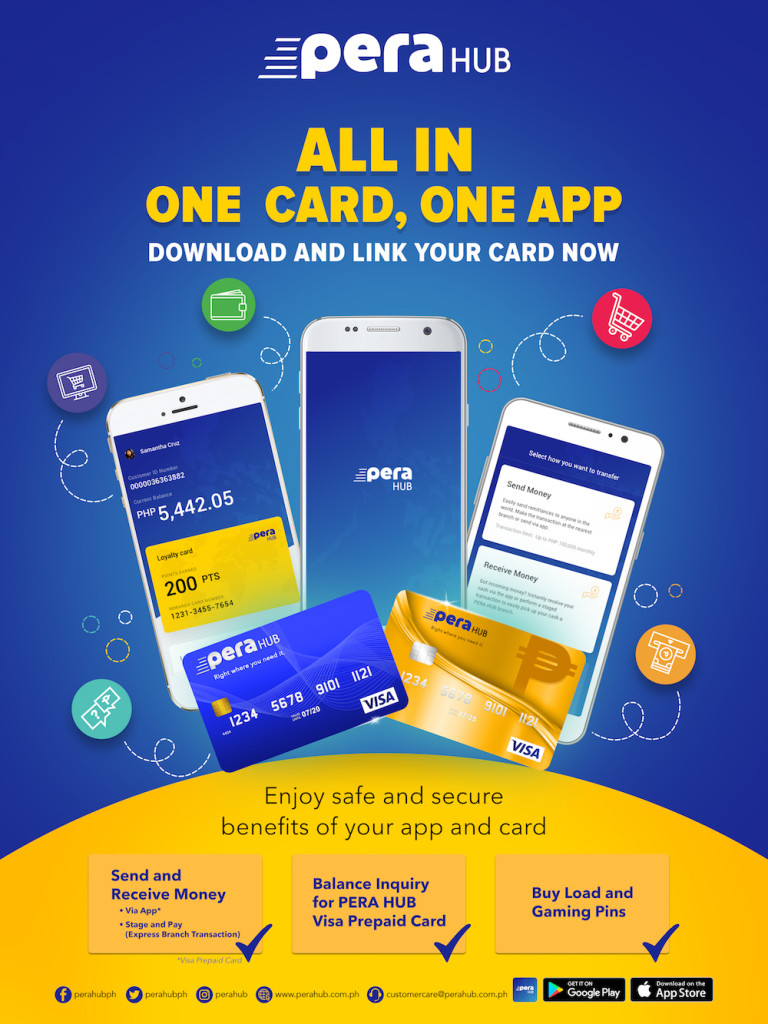 [POSTER] PERAHUB MOBILE APP AND VISA PREPAID CARD